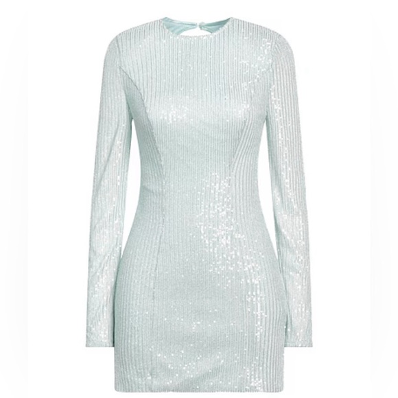 NWT Rotate Birger Christensen Sequin Embellished Open back Mini Cocktail Dress - Picture 1 of 12